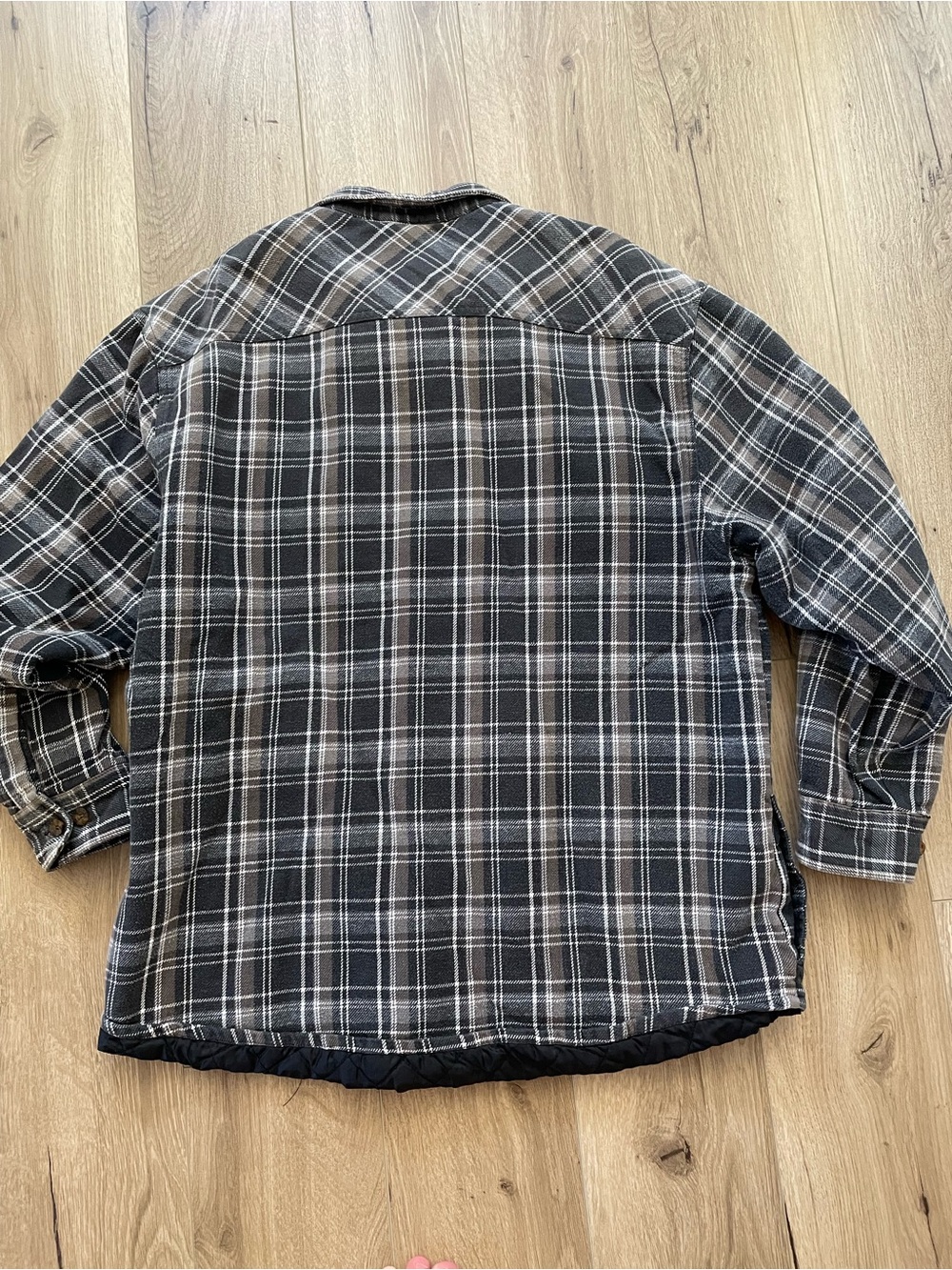 Vintage Levi’s lined insulated plaid work jacket oversized 90s y2k L quilted - Picture 3 of 3
